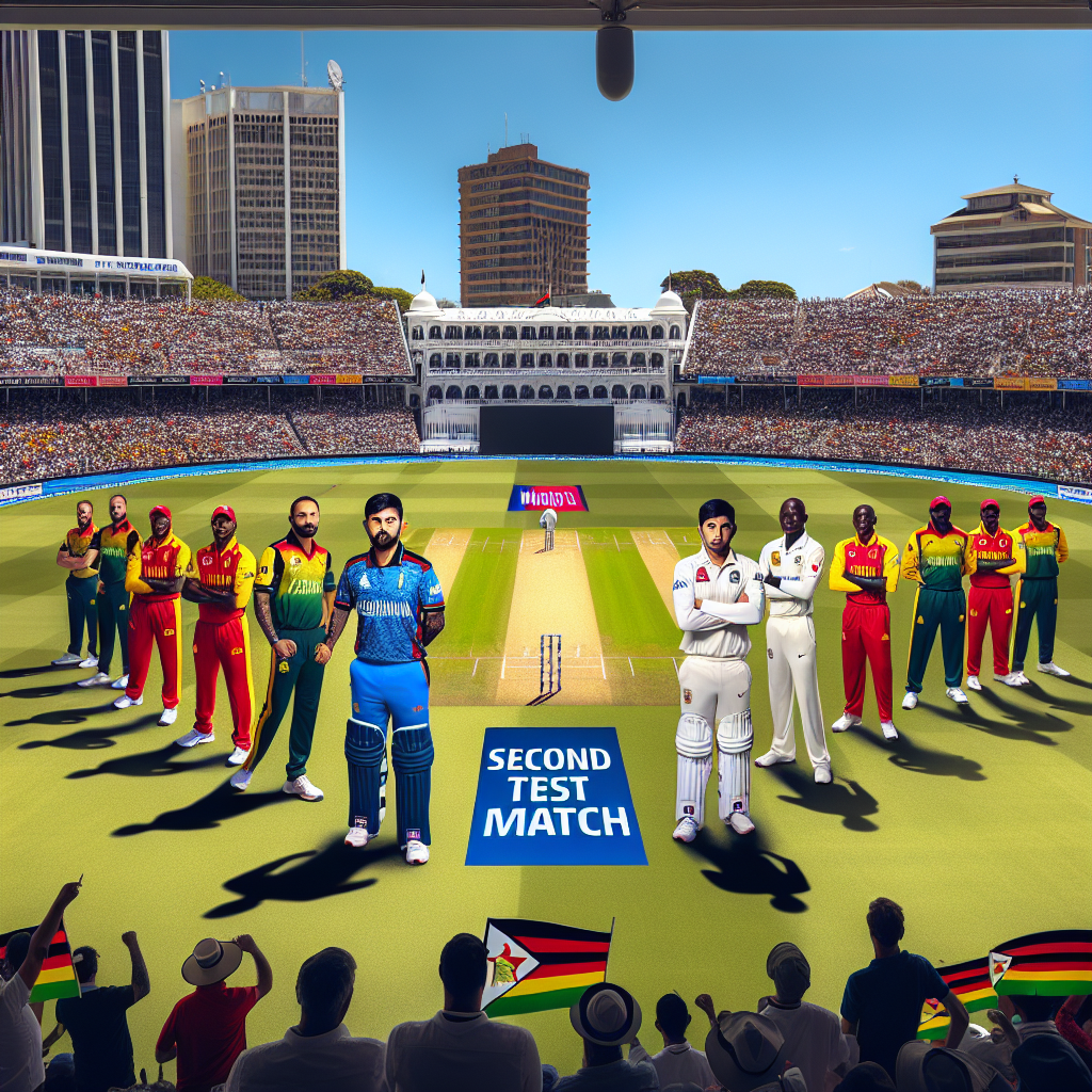 Afghanistan and Zimbabwe Face Off in Second Test Match Today