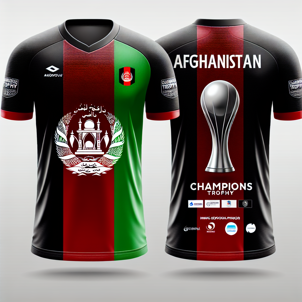 Afghan Team Reveals New Jersey for Champions Trophy